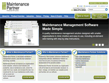 Tablet Screenshot of maintenancepartner.com
